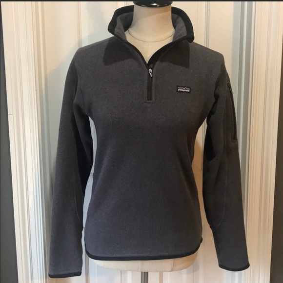 Patagonia Jackets & Blazers - Dark Grey Patagonia 3/4 zip pullover better sweater size medium